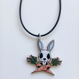 Easter Bunny Skull Necklace
